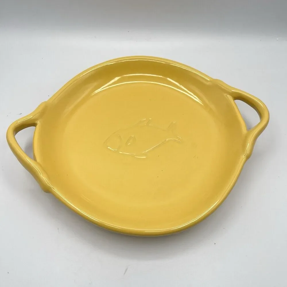 Coche Stoneware Plate - Yellow